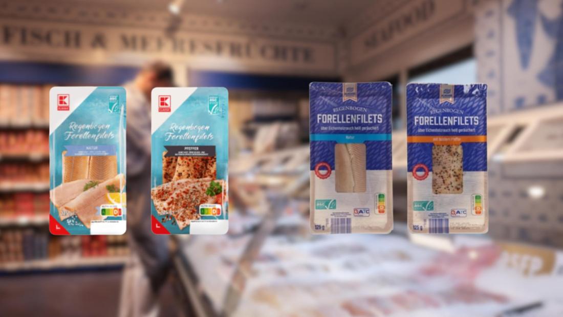 Fisch-Produkte von Kaufland und Aldi