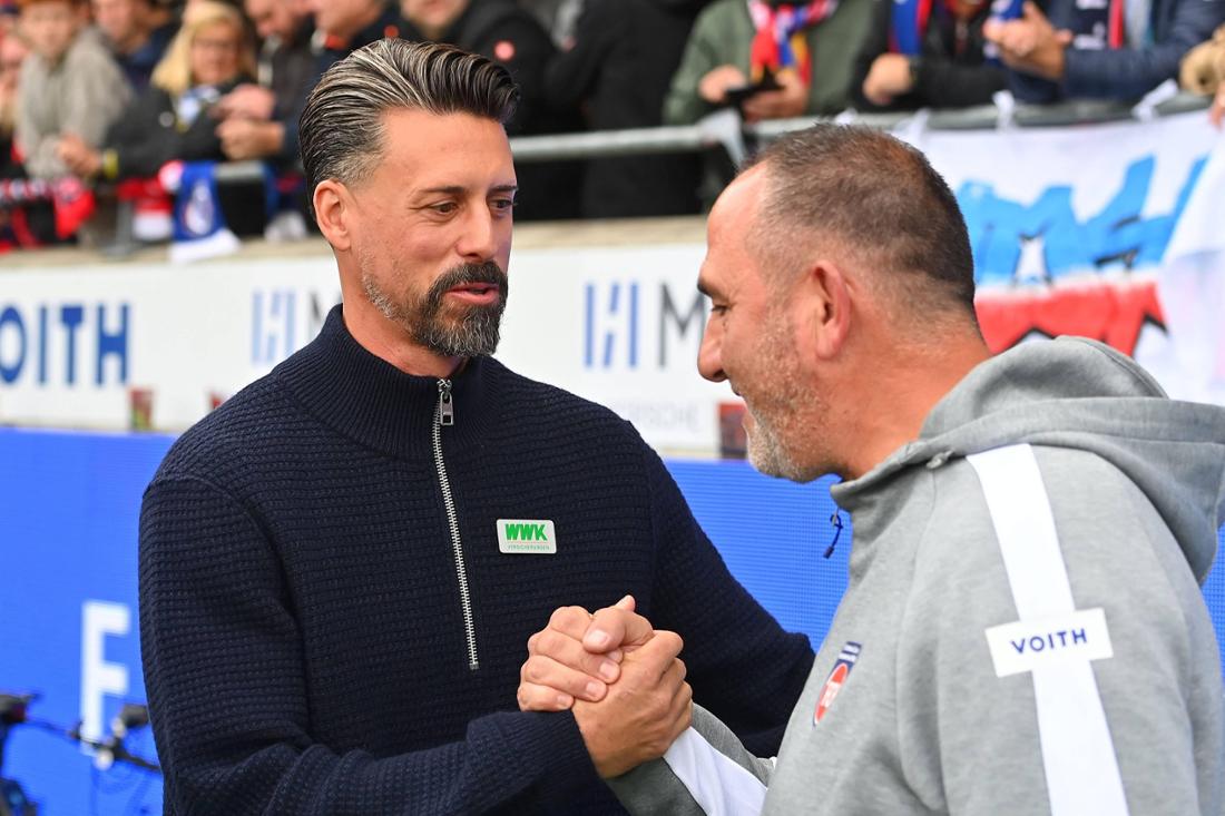 Sandro Wagner und Frank Schmidt