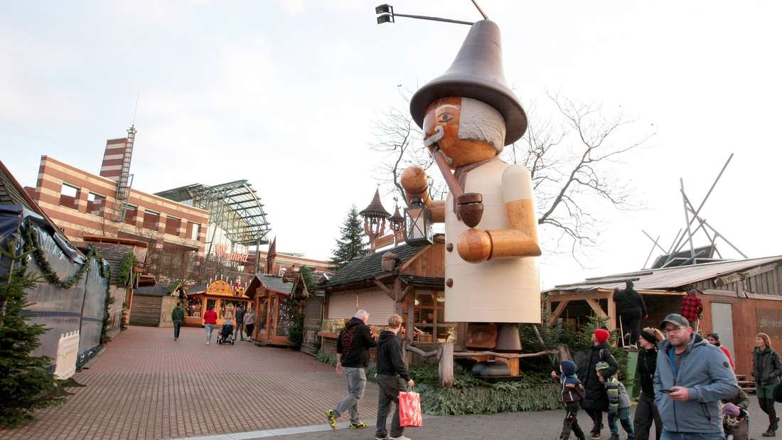 Weihnachtsmarkt am Centro in Oberhausen 