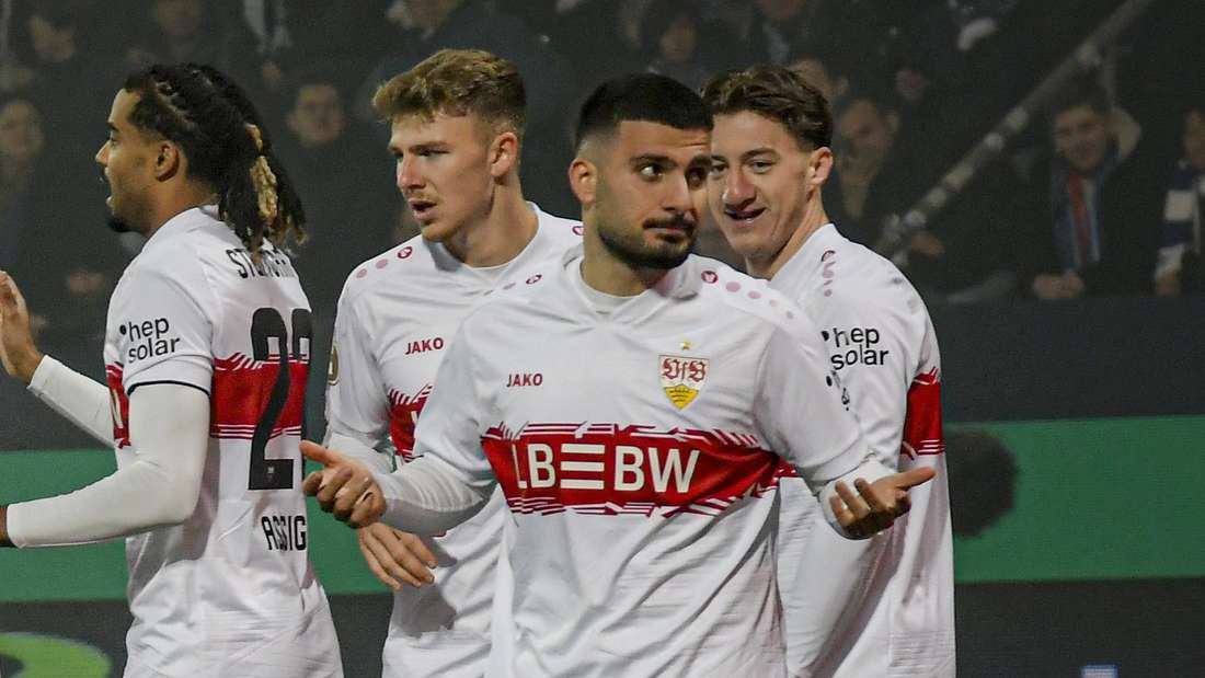 Deniz Undav bejubelt seinen Treffer zum 2:0 für den VfB Stuttgart beim VfL Bochum. 