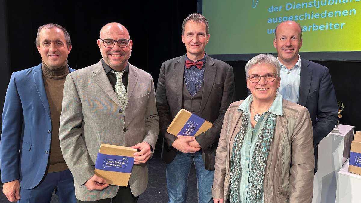 Bezirkskliniken Schwaben ehren langjährige Mitarbeiter