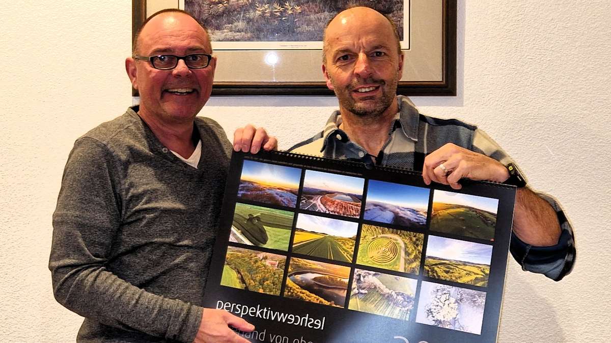 Drohnenpiloten spenden Erlös aus Kalender für Clownsvisite in Klinik