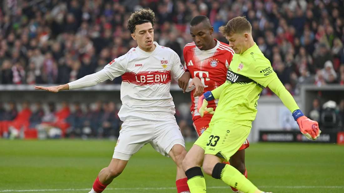 VfB-Keeper Alexander Nübel (r.) agierte nicht immer sicher. 