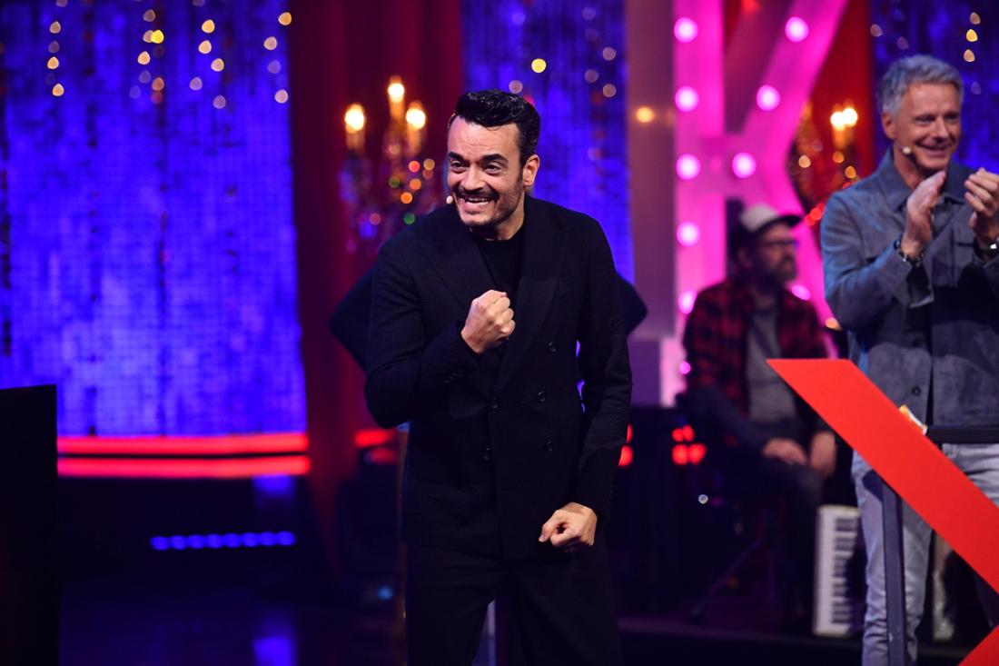 Schlagerstar Giovanni Zarrella in der „Denn sie wissen nicht, was passiert“-Abschiedsshow von Thomas Gottschalk (6. Dezember 2025).