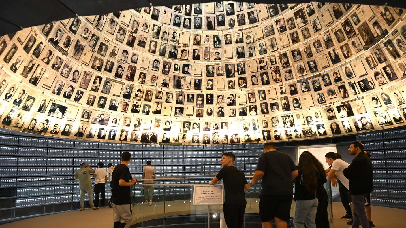 People Visit Yad Vashem Before Holocaust Remembrance Day