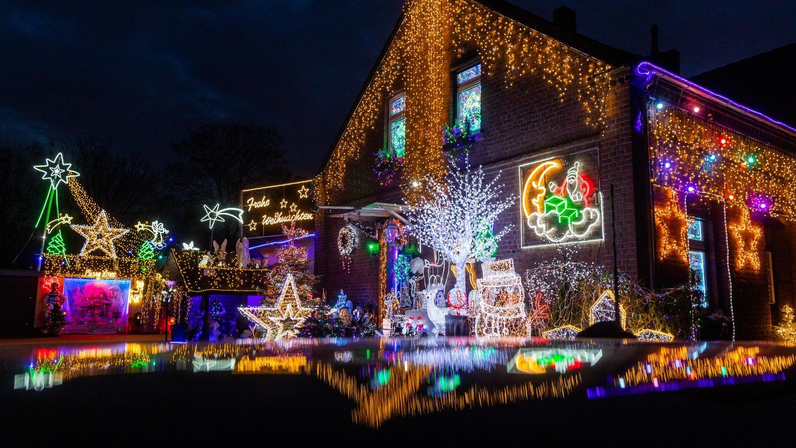 Warum das berühmte Weihnachtshaus in Duisburg nie mehr leuchtet