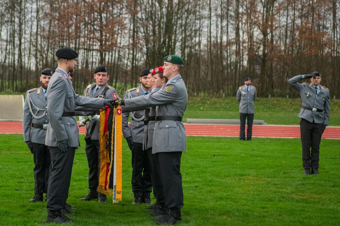 Feierlicher Eid auf die Fahne