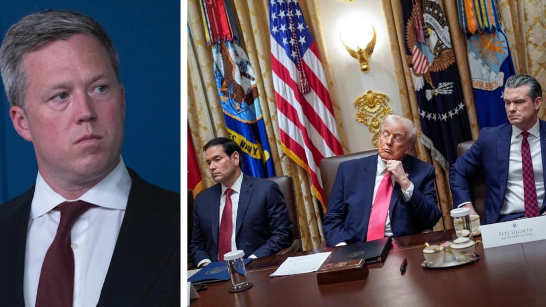 Armeeminister Dan Driscoll und die Trump-Delegation