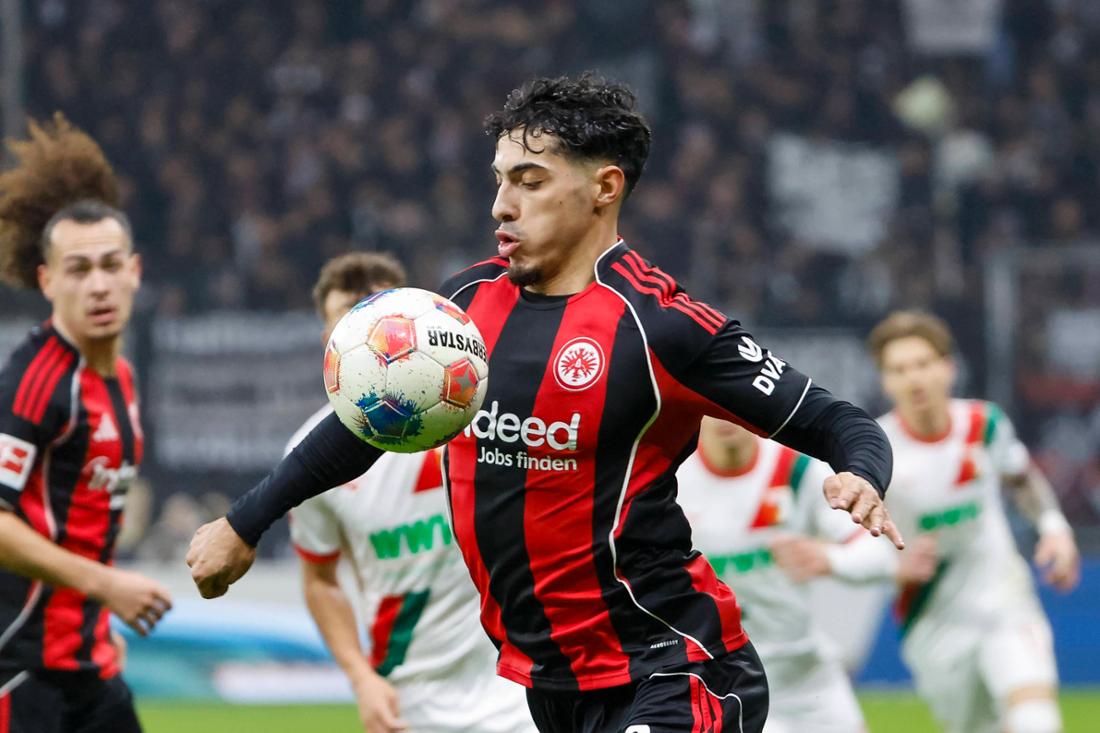 Farès Chaïbi im Bundesliga-Spiel gegen Augsburg.