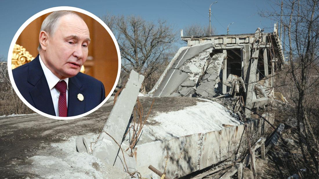 Wladimir Putin behauptet, dass Russland Kupjansk (Foto) eingenommen hat. Doch die Ukrainer verneinen das.