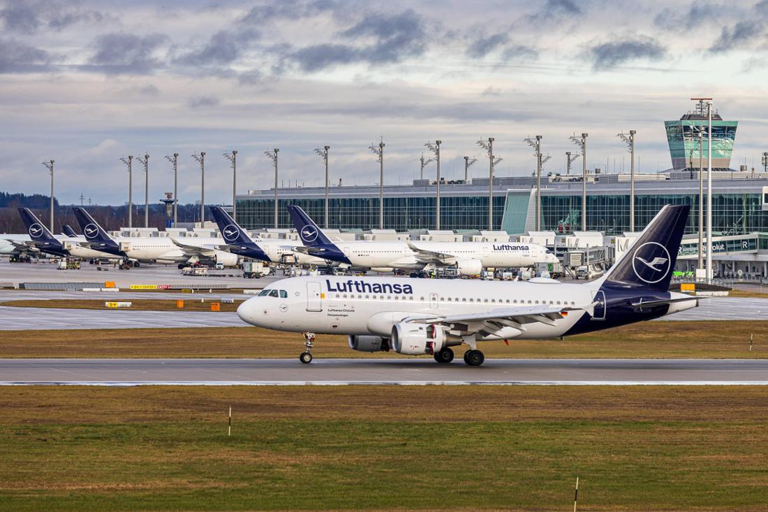 Eine Lufthansa-Maschine am Flughafen München. Vor einigen Jahren wurde von hier täglich vier Mal der Airport in Nürnberg angeflogen. 