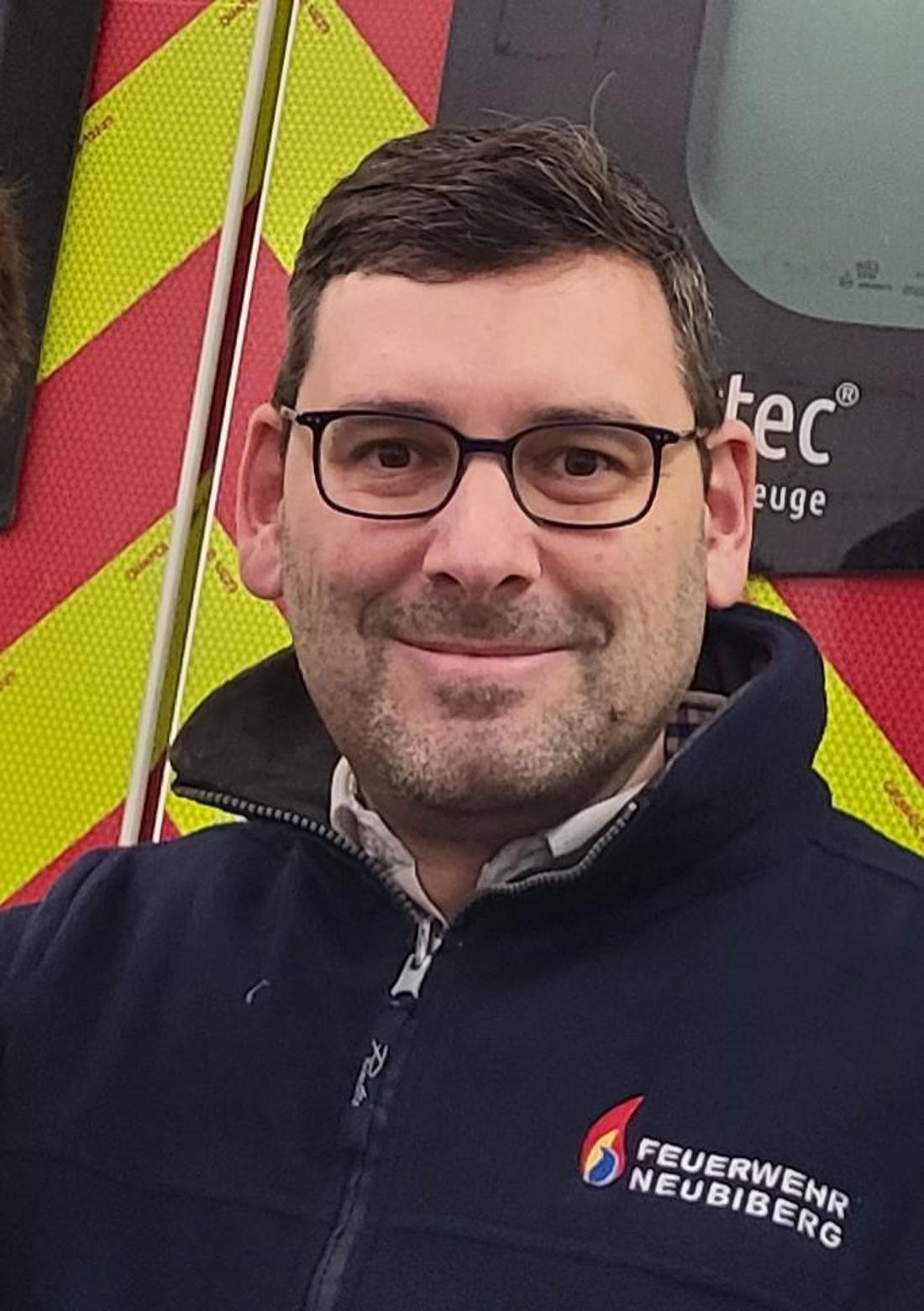 Marcel Creydt, Kommandant Freiwillige Feuerwehr Neubiberg.