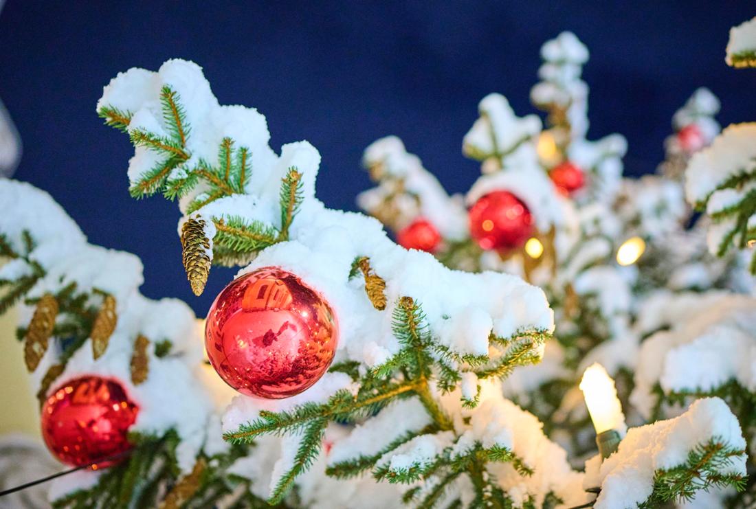 Winter and heavy snowfall in Marktoberdorf, Bavaria 