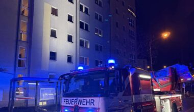 Rund 30 Bewohner vor Flammen in Sicherheit gebracht