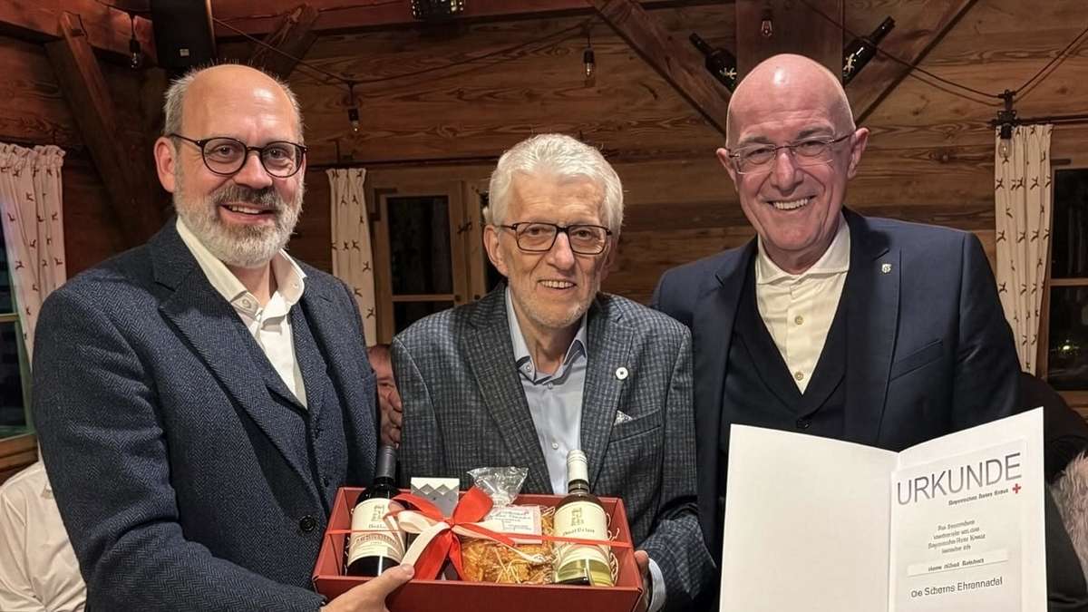 BRK Schwaben ehrt Alfred Reichert für seine besondere Verdienste