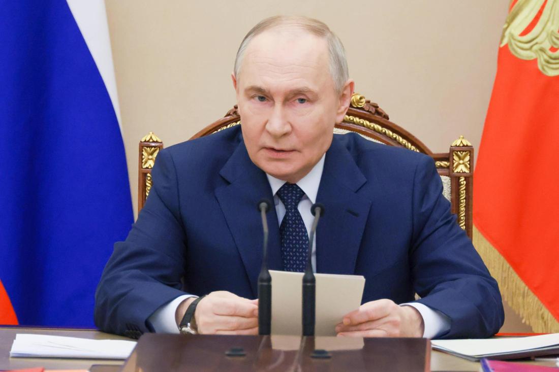 Moskau-Machthaber: der russische Autokrat Wladimir Putin.