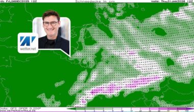Halb Deutschland versinkt zu Silvester im Schnee