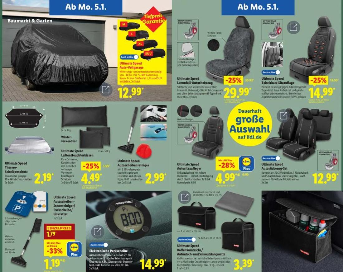 Das LIDL-Prospekt mit den Angeboten ab dem 5. Januar in der Kategorie Baumarkt & Garten.