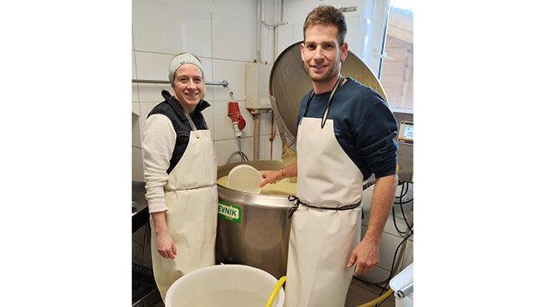 von li. nach re. Vera und Michi in Aktion.