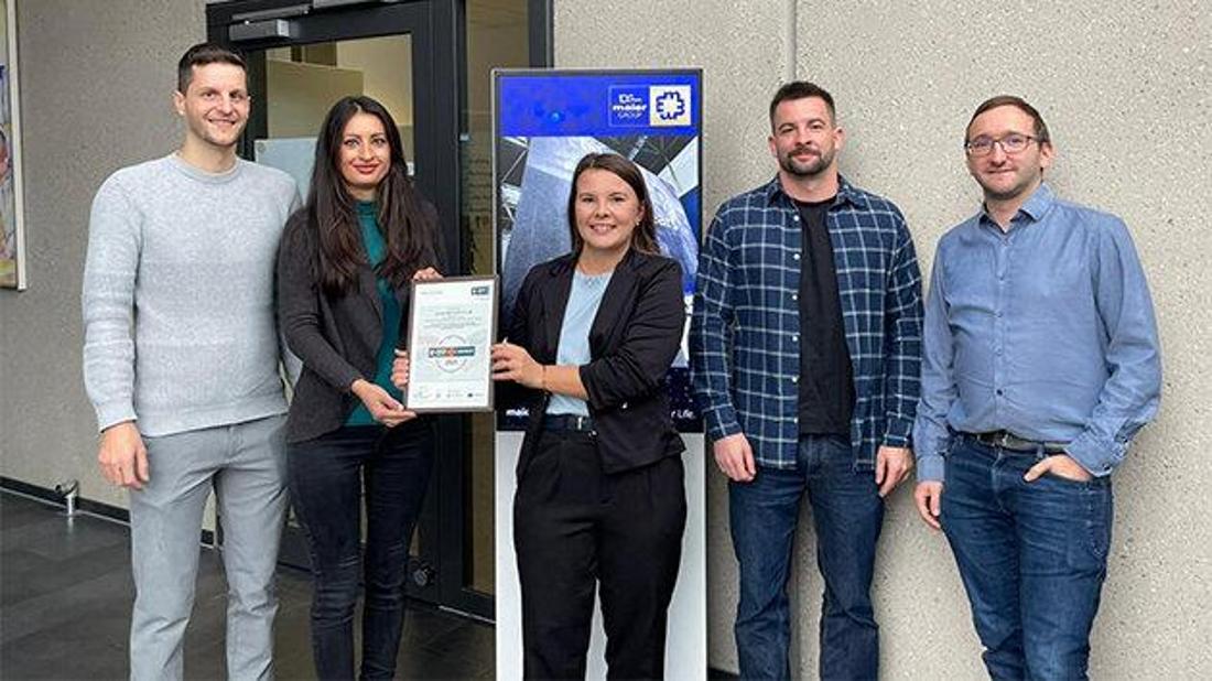 von li. nach re. Michael Gerdung, Mihaela Atanasova, Carmen Willer, Felix Häring, Daniel Pfitzer.