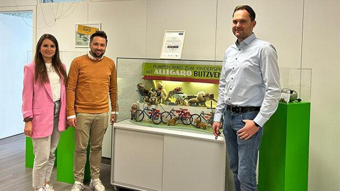 von li. nach re. Stefanie Oblinger, Steffen Schiessle, Florian Bertig.