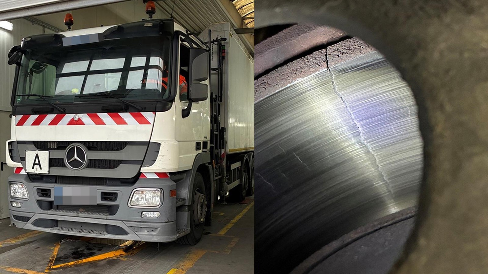 Gelsenkirchener Polizei legt Lkw sofort still