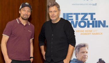 Robert Habeck spricht in der Essener Lichtburg über sein Scheitern