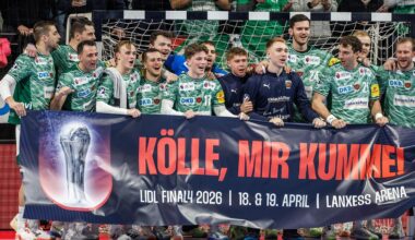 Füchse Berlin feiern Freihöfer, schlagen Kiel und stehen im Final Four