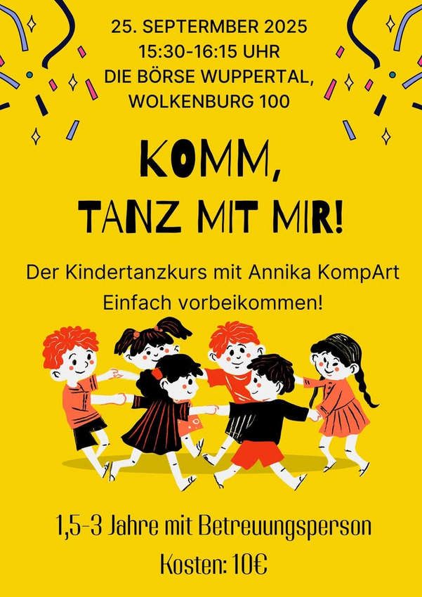 "Komm, tanz mit mir!" in Wuppertal, Tanz, 11.12.2025, Die Börse
