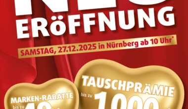 Große Neueröffnung am 27. Dezember: Bei Polstermöbel FISCHER in Nürnberg