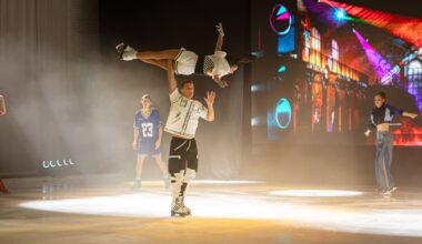 Eisakrobatik aus dem Kino der Träume