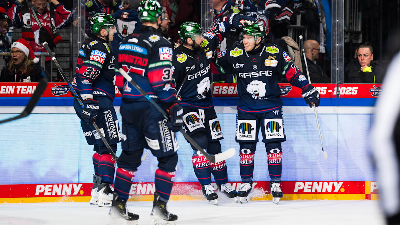 Eisbären siegen mühsam gegen Iserlohn: Andi Eders Doppelpack | Sport