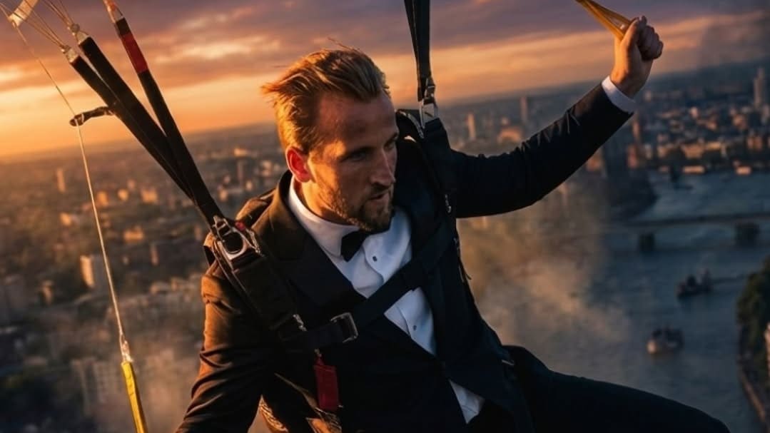 Bayern-Star überrascht mit KI-Fotos: Harry Kane als James Bond! | Sport