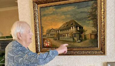 Dietrich Genau hat auch viele Ölbilder gemalt. Auch die verschenkt er jetzt.