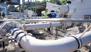 Einziger Gasspeicher der Region nur halb gefüllt