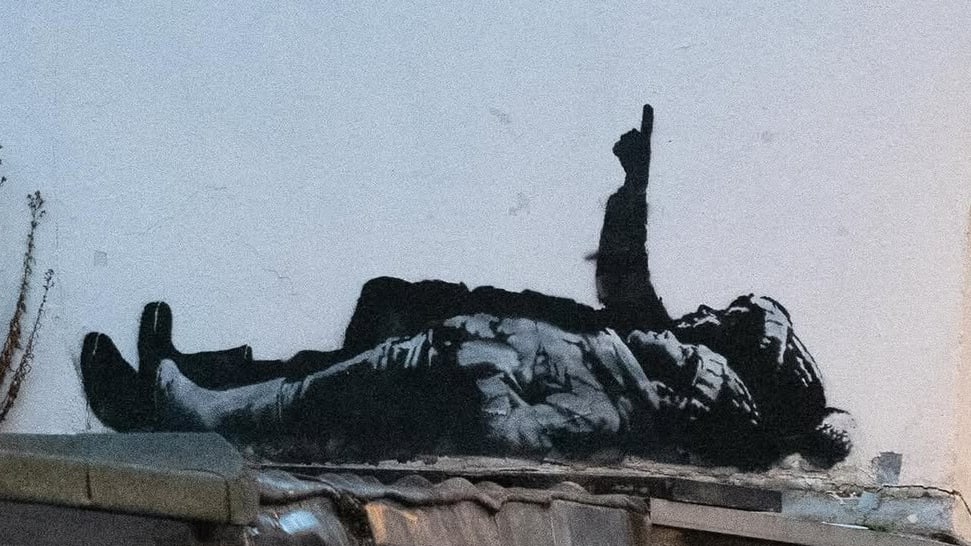 Banksys neues Werk in London: Kinder und Kran | News