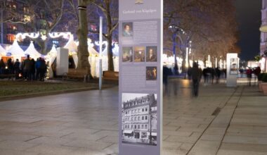 Stele auf Caspar-David-Friedrich-Weg in Dresden eingeweiht