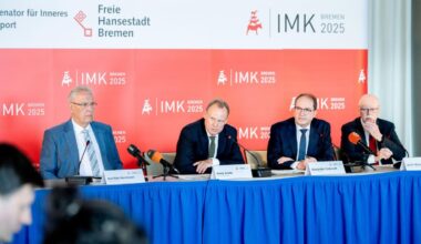 Innenminister beraten über Drohnen, Drogen und Fußball