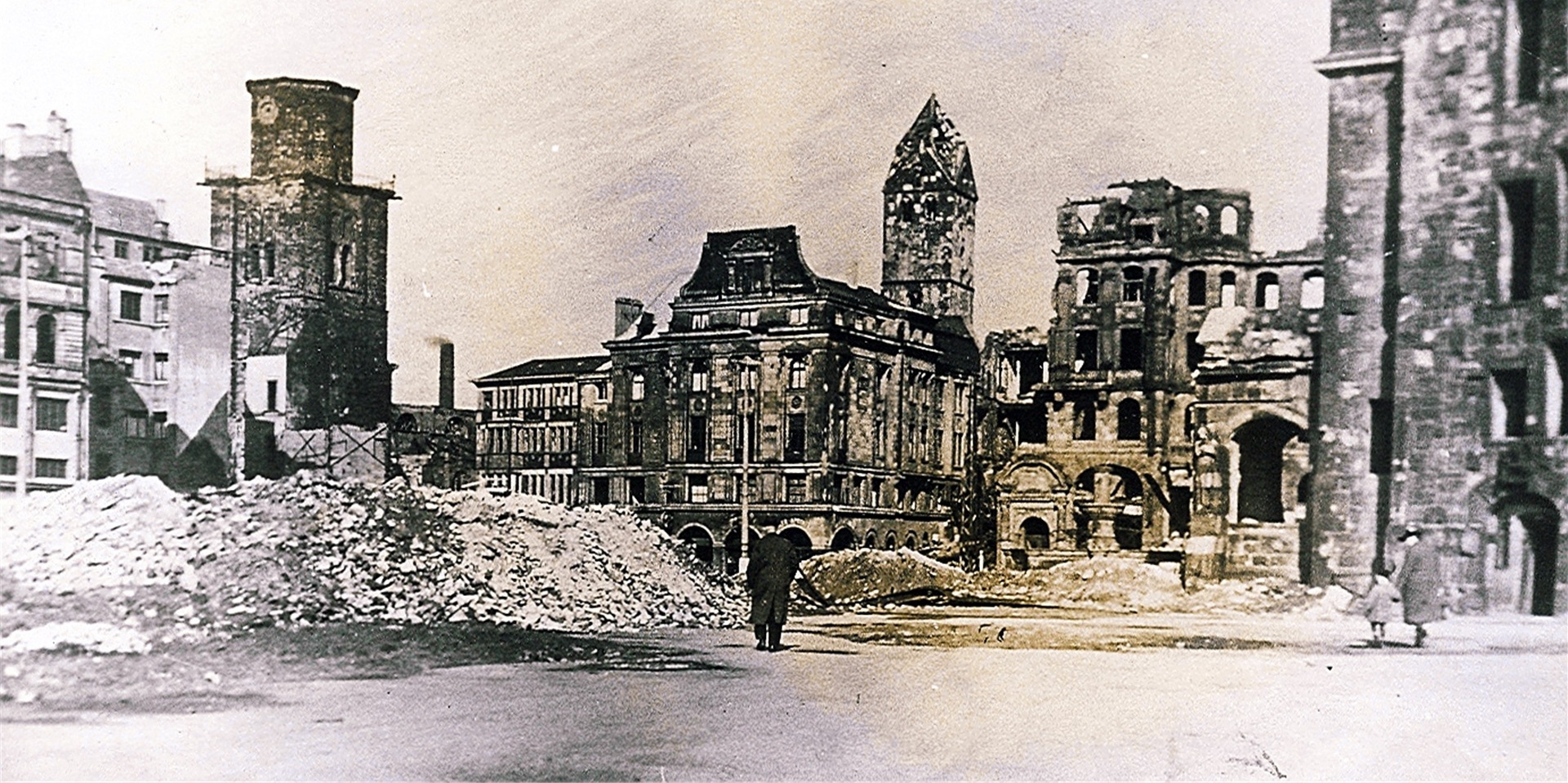 Feiern in Trümmern fiel schwer