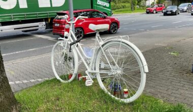 Ghost-Bike erinnert an Valentin aus Lünen