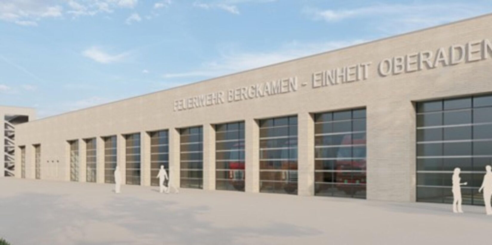 Neubau Feuerwehrhaus Bergkamen-Oberaden: Unnaer Architekten planen
