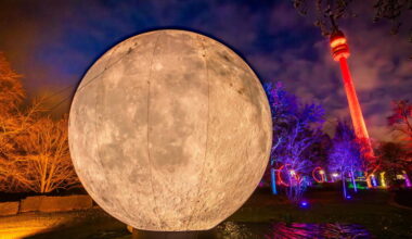 Erster Einblick zum Winterleuchten im Westfalenpark