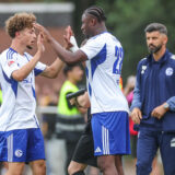 05.07.2025, Fussball, Saison 2025/2026, 2. Bundesliga, Testspiel, 1. FC Bocholt – FC Schalke 04, Ibrahima Cisse (FC Schalke 04) wird eingewechselt.