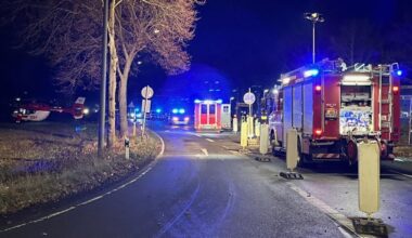 Polizei suchte Fahrer per Hubschrauber