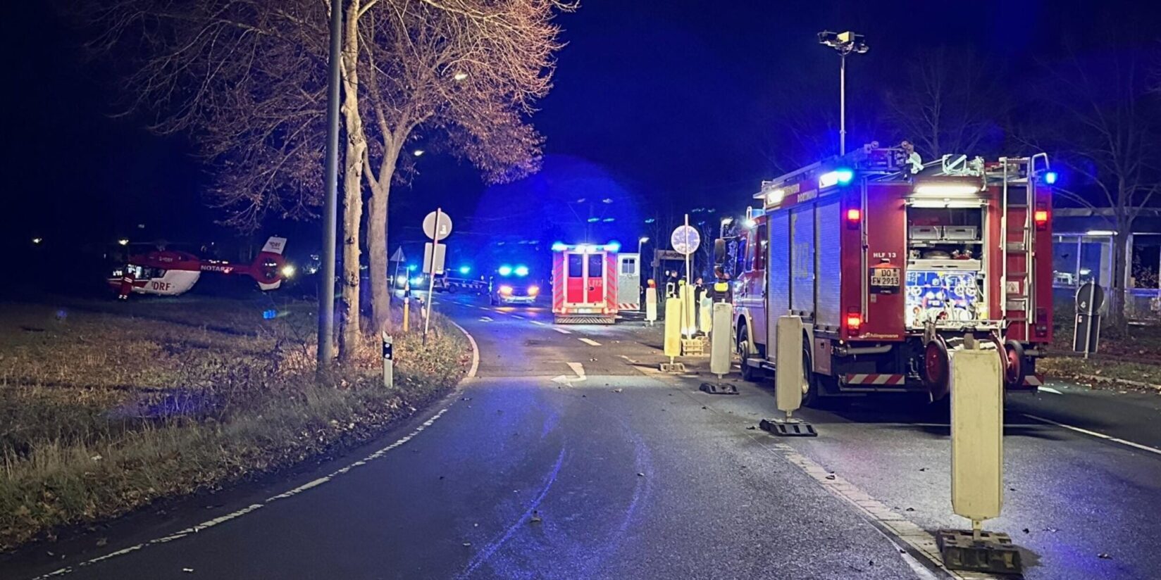 Polizei suchte Fahrer per Hubschrauber