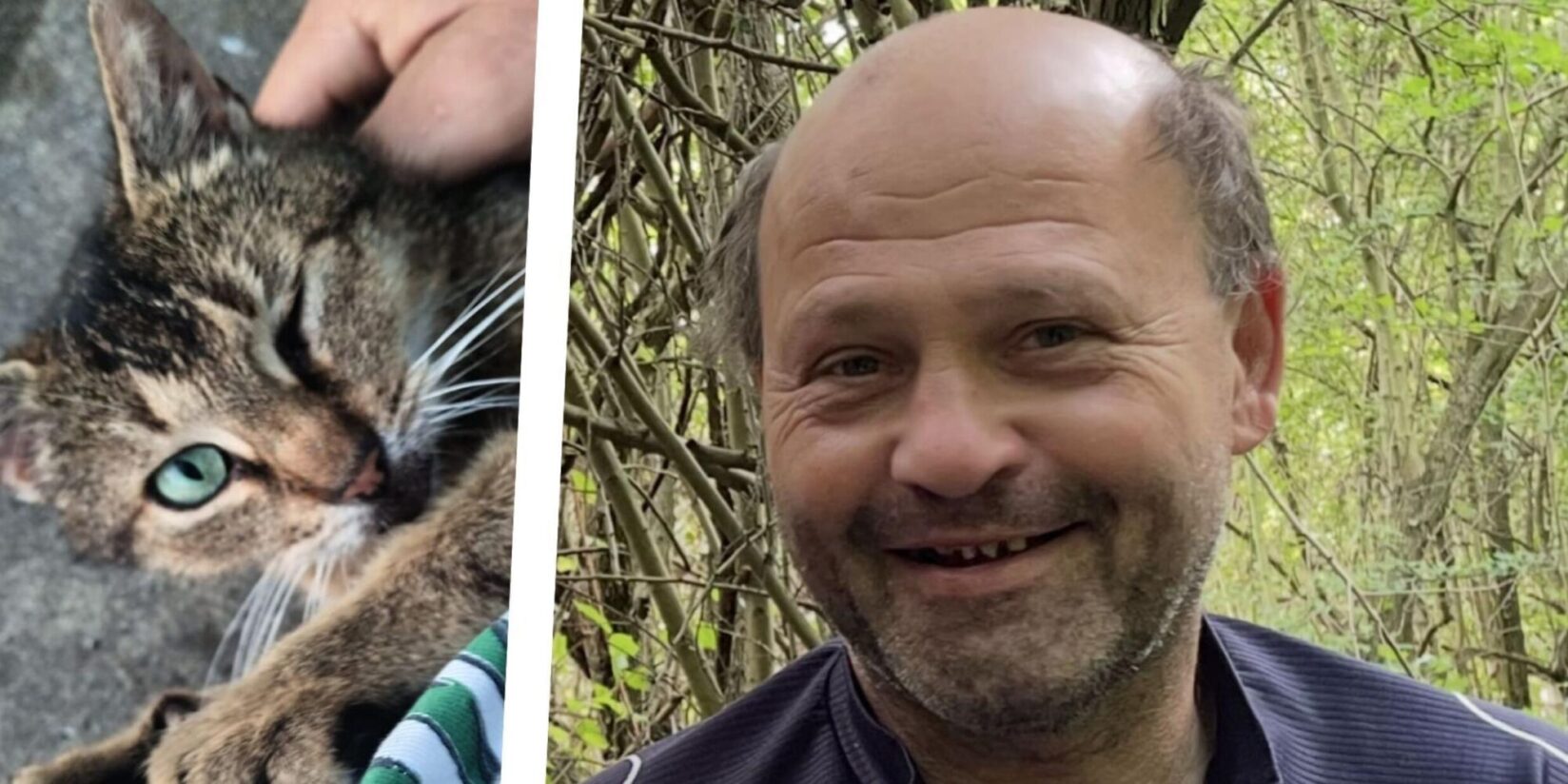 Waldmensch Thomas (60) meldet sich aus einer Wohnung