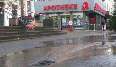 Wasserrohrbruch in Hombruch: Harkortstraße überschwemmt