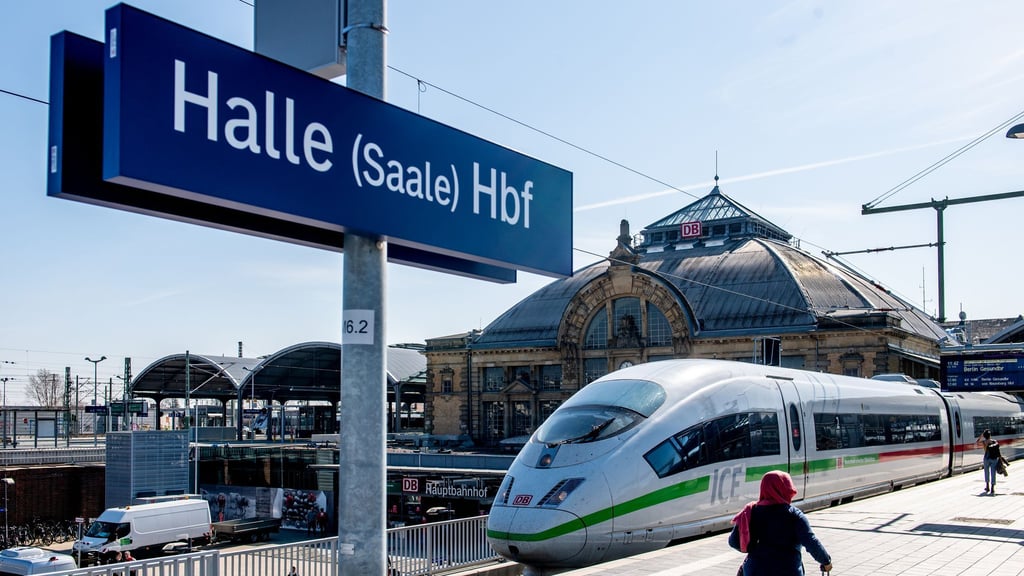 Bahn-Baustelle: Schnellere Fahrten - Bahnstrecke Berlin-Halle wird geöffnet