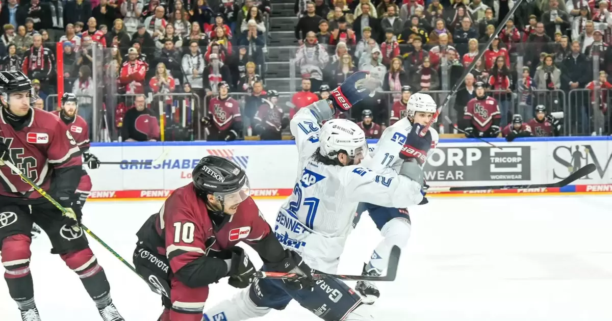 Gleich drei Serien der Adler Mannheim enden - Eishockey