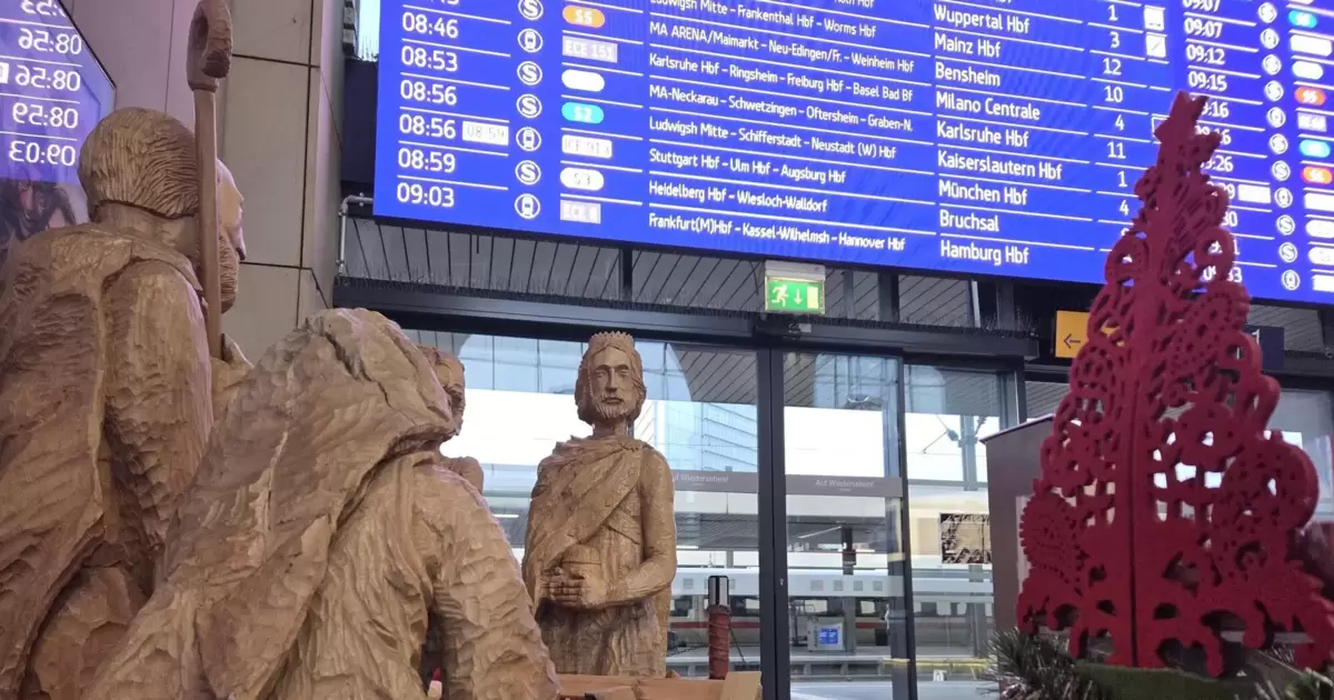 Heiligabend am Mannheimer Hauptbahnhof: Wer hilft, wenn am Gleis die Not groß wird? - Mannheim